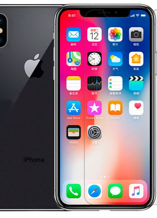 Гідрогелева захисна плівка на iphone x на весь екран прозора