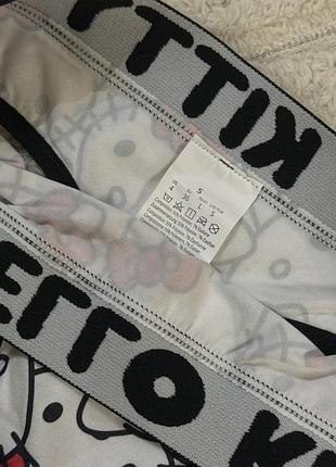 Трендові трусики-стрінги hello kitty (розмір s / eu 36) 6