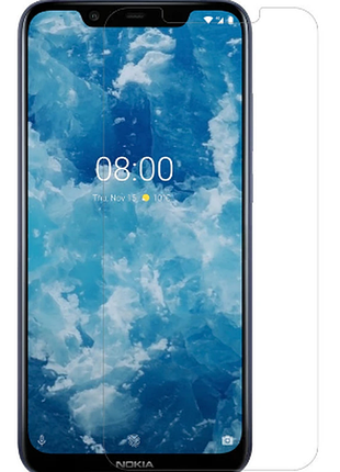 Гидрогелевая защитная пленка на nokia 8.1 на весь экран прозрачная