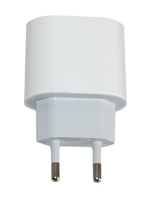 Адаптер питания power adapter usb-c 20w, зарядное устройство для телефона, белый