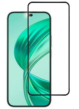 Захисне скло lux для honor x8b повна проклейка чорний