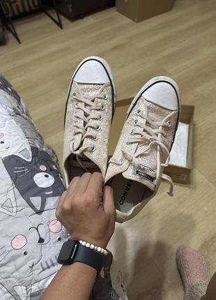 Кеди converse chuck taylor all star рожеві, розмір 40