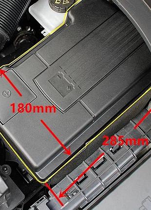 Крышка чехол аккумулятора пластиковая skoda kodiaq volkswagen tiguan