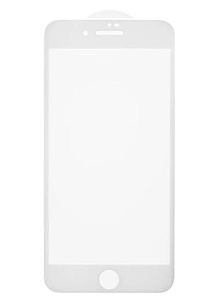 Захисне скло ізі premium для apple iphone 7 plus (8 plus) (full glue 5d) white