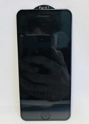 Захисне скло hologram mickey iphone 6/6s black