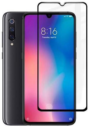 Защитное стекло fiji premium для xiaomi mi 9 полная проклейка anti-static черный