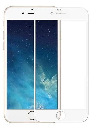 Защитное стекло fiji premium для apple iphone 6 plus / 6s plus полная проклейка anti-static белый