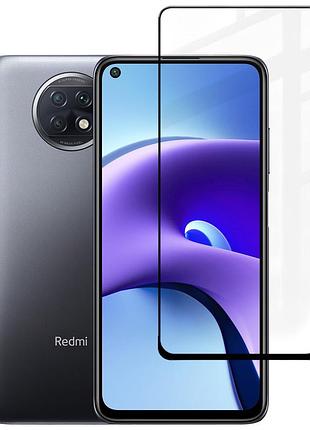Защитное стекло fiji premium для xiaomi redmi note 9t полная проклейка anti-static черный