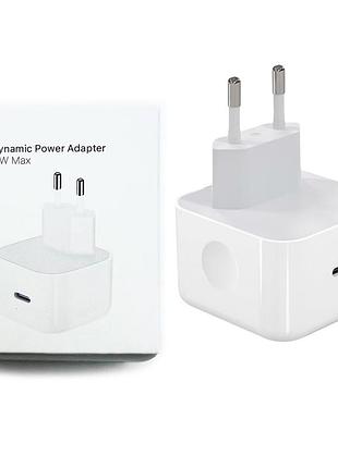 Сетевое зарядное устройство apple power adapter type-c 40w с усилением до 60w (dps) быстрая зарядка pd для iphone white