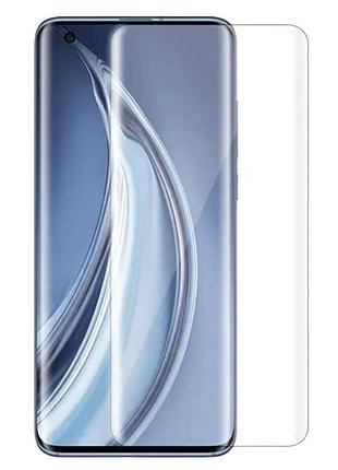 Защитное стекло fiji curved uv для xiaomi mi 10 pro анти-отпечатки (с клеем и уф лампой) clear