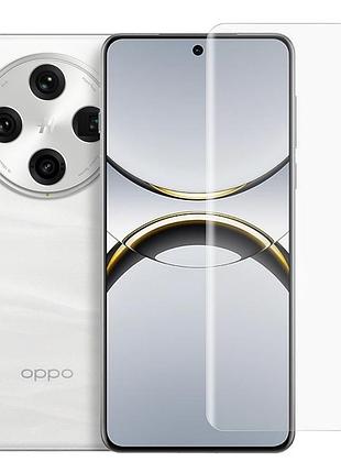 Защитное стекло fiji curved uv для oppo find x8 pro анти-отпечатки (с клеем и уф лампой) clear