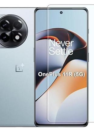 Захисне скло fiji curved uv для oneplus 11r анти-відбитки (з клеєм та уф лампой) clear