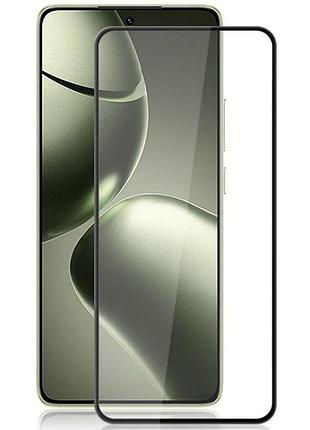 Захисне скло lux для xiaomi 14t повна проклейка чорний