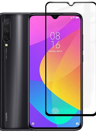 Защитное стекло fiji premium для xiaomi mi 9 lite (mi cc9) полная проклейка anti-static черный