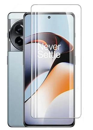 Захисне скло fiji curved uv для oneplus ace 2 анти-відбитки (з клеєм та уф лампой) clear