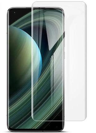 Защитное стекло fiji curved uv для xiaomi mi 10 ultra анти-отпечатки (с клеем и уф лампой) clear