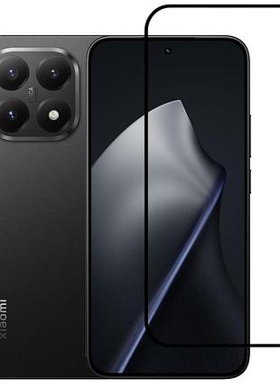 Захисне скло lux для xiaomi 15t повна проклейка чорний