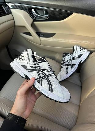 Белые кроссовки унисекс asics gel kahana 8 white black winter fur х ассикс 40