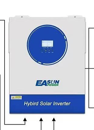 Гибридный инвертор easun power 11 kw 48v wi-fi