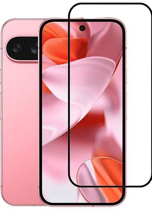 Захисне скло lux для google pixel 9 повна проклейка чорний