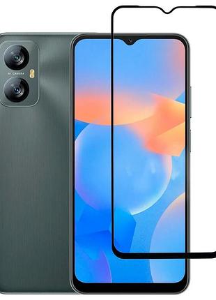Захисне скло lux для blackview a52 / a52 pro повна проклейка чорний