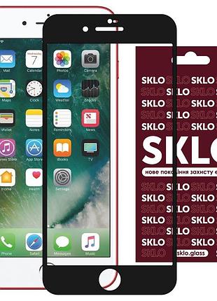 Защитное стекло sklo 3d для apple iphone 7 / iphone 8 / iphone se (2020) с диагональю экрана 4.7, с полной проклейкой, защитой от