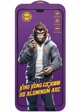 Захисне антистатичне скло 5d purple з повним покриттям для apple iphone 11 pro max / iphone xs max діагональ 6.5 (тех.пак)