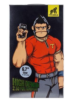 Защитное стекло type gorilla 2.5d hd npt1 iphone 13 / iphone 13 pro transparent