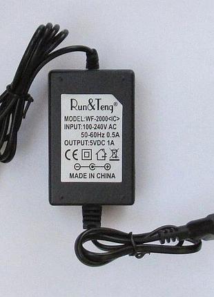 Зарядное (адаптер) блок питания 5v, 1a (5*2.5mm)