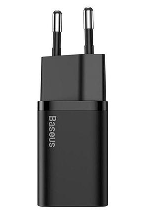 Блочок baseus ccsup-j super si quick charger 30w 1type-c black