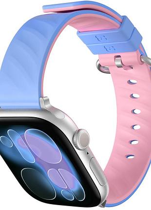 Ремешок blueo lollipop silicone для apple watch 38/40/41/42mm(ser.10) pink purple
