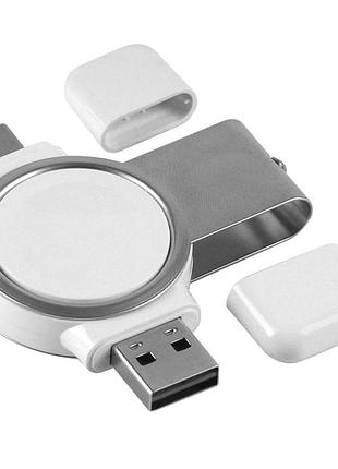 Беспроводное зарядное устройство magnetic for apple watch type-c male usb male white