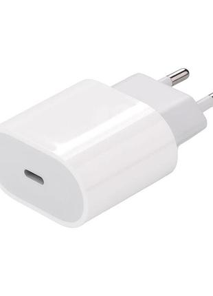 Зарядное устройство wuw 20w usb-c power adapter 3.0a type c to lightning white