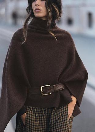 Ремінь жіночий шкіряний 100% квадратна пряжка zara new