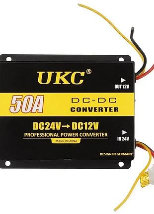 Преобразователь авто инвертор ukc converter dc/dc 24v-12v 50a gs-d50a
