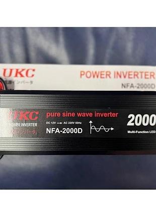 Преобразователь синусоида ac/dc sine 2000w 12v от ukc