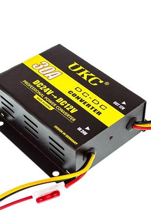 Преобразователь dc/dc 24v-12v 30a черный/желтый 3901