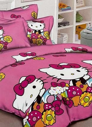 Постельное белье pretty подростковое hello kitty (ж)