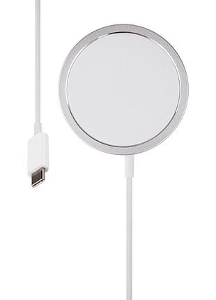 Беспроводное зарядное устройство magsafe 15w usb c a2140 цвет белый