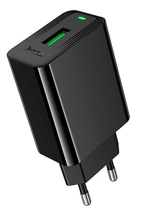 Сетевой адаптер hoco cs92a 18w с быстрой зарядкой