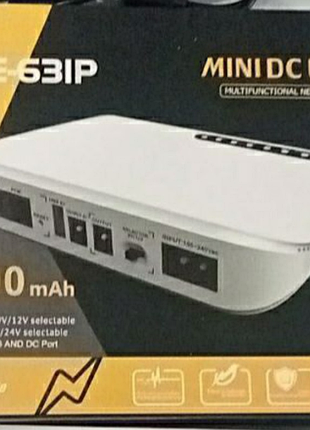 Ups/power bank для роутера 8800 mah, для безперервного живлення маршрутизатора poe-631ip