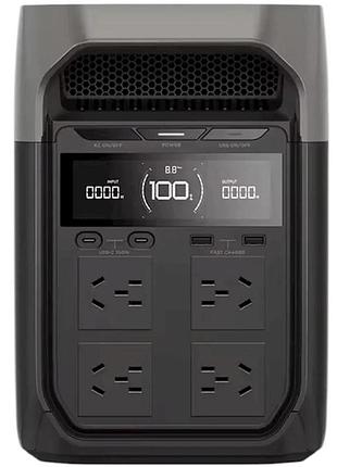 Ecoflow delta 3 1800 вт/3600вт зарядная станция с быстрой зарядкой 1024 вт/ч