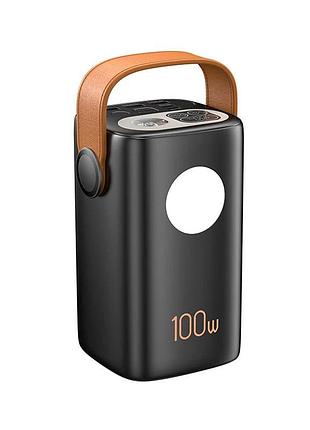 Повербанк pd 100w kpg-60000 mah typec / usb для ноутбуков, смартфонов. два фонаря