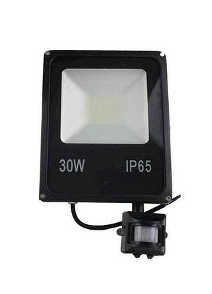 Прожектор led з датчиком руху 30w ip65 тм electrohouse