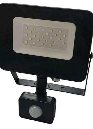 Прожектор 20w 6500k led eco с датч.рухе (lpes-20c) тм luxel
