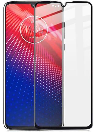Защитное стекло full screen powerplant для motorola moto z4, black
