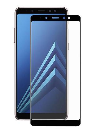 Защитное стекло full screen powerplant для samsung galaxy a8+ (2018), black