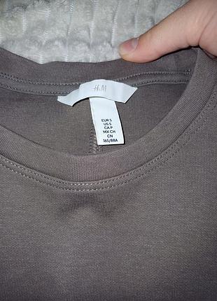 Футболка жіноча h&m ніжно коричневого кольору,елегантна