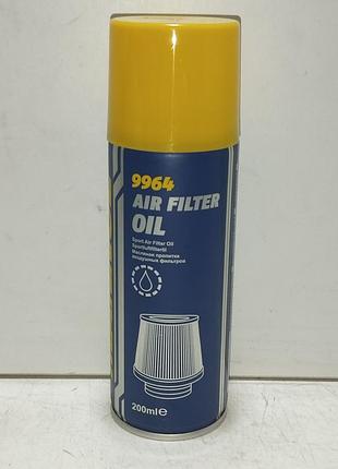 Mannol пропитка для фильтров нулевого сопротивления 200ml