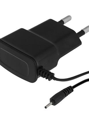 Мережевий зарядний пристрій power 7 star for nokia 2.0mm 6101 (2.5 pin) 1a new чорний